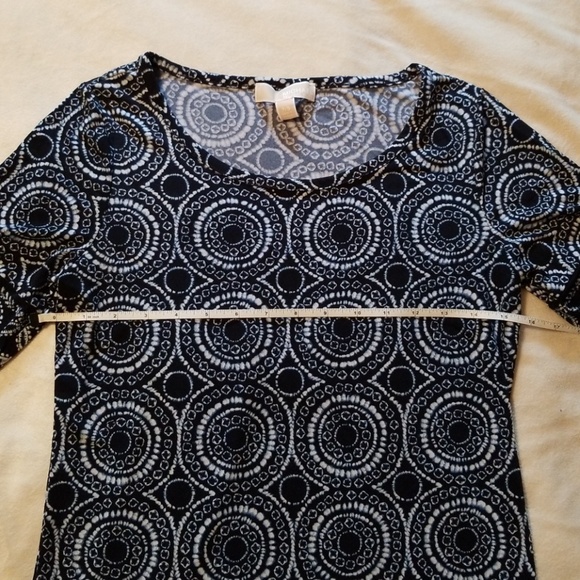 Michael Kors Blue shift dress sz SP - Picture 7 of 7